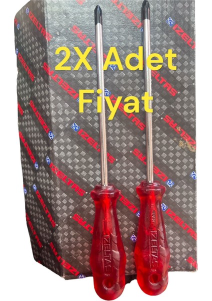 Izeltaş Yıldız Tornavida 6X150 2 Adet