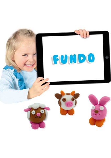 Fundo Oyun Hamuru - Çiftlik Hayvanları (3X90GR-1X40GR) indirimleri