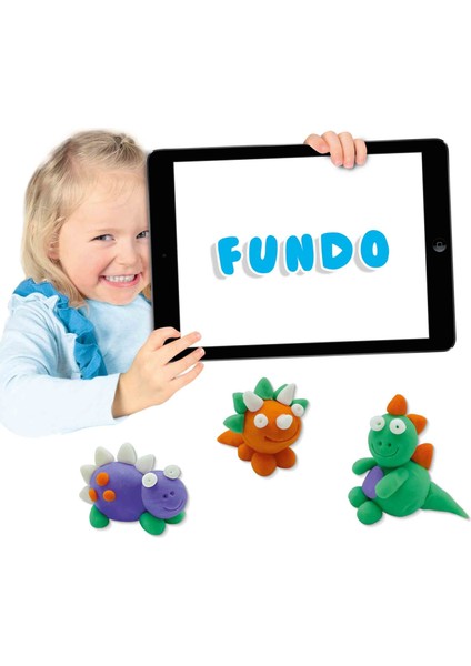 Fundo Oyun Hamuru - Dinozorlar (3X90GR-1X40GR) indirimleri