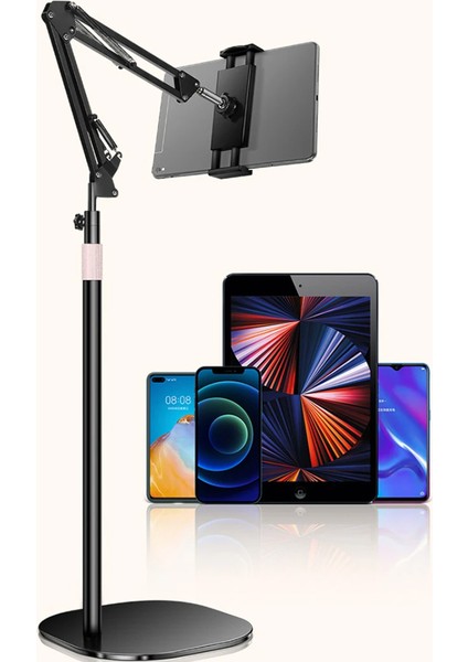 The Wlue 6-11 Inch Metal Ayaklı Flexible Tablet ve Telefon Tutucu Stand 148 cm Metal Tablet Tripod