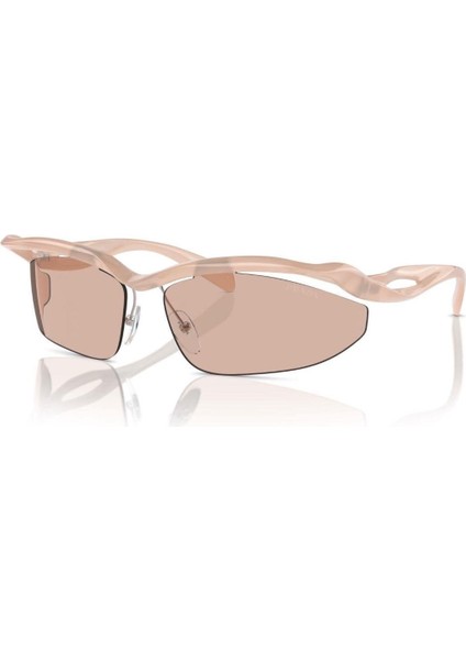 Pr A25S 12S4I2 71 Kadın Cat Eye Pembe Çerçevesiz Güneş Gözlüğü