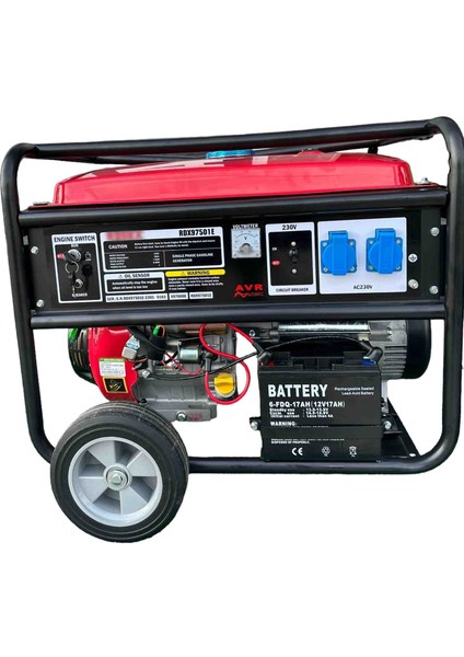 8.0 Kva/kw 17 Hp Ipli ve Marşlı Benzinli Jeneratör Sınıfın En Iyisi