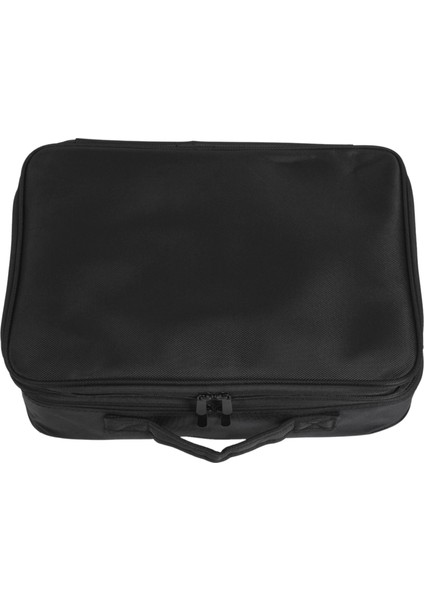 Büyük Kapasiteli Makyaj Çantası 3 Katmanlar Kozmetik Organizatör Fırça Çantası Tren Sanatçı Kutusu Saç Bigudi Düzleştirici Seti ve Kozmetik Siyah (Yurt Dışından) fiyatları