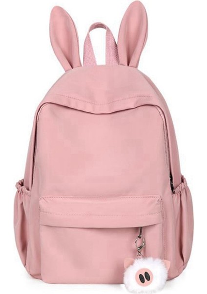 Sırt Çantası Moda Kadın Omuz Çantası Düz Renk Okul Genç Kız Çocuk Seyahat (Yurt Dışından)