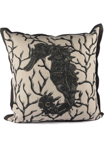 Ocean Deniz Atı Yastık Kırlent 55X55