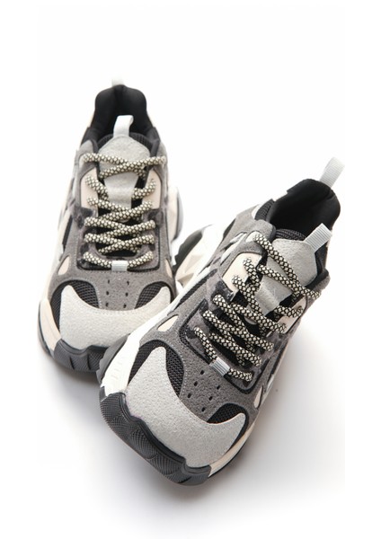 Buz-Siyah Kadın Spor Ayakkabı