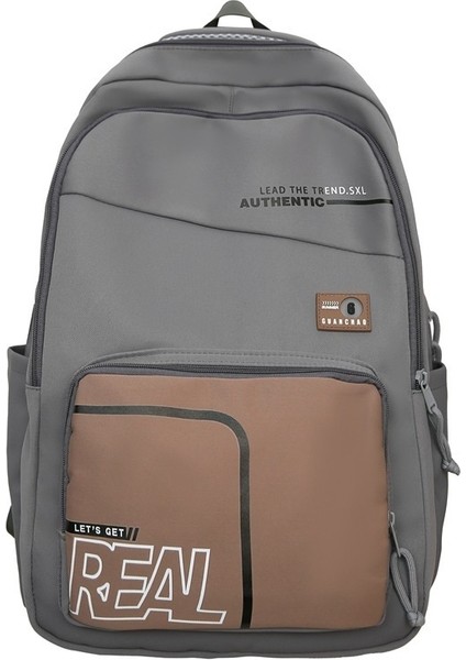 Hafif Orta ve Lise Okul Çantaları, Üniversite Öğrencilerinin Okul Çantaları, Xiaoqing Sırt Çantası ve Büyük Kapasiteli Çanta (Yurt Dışından)