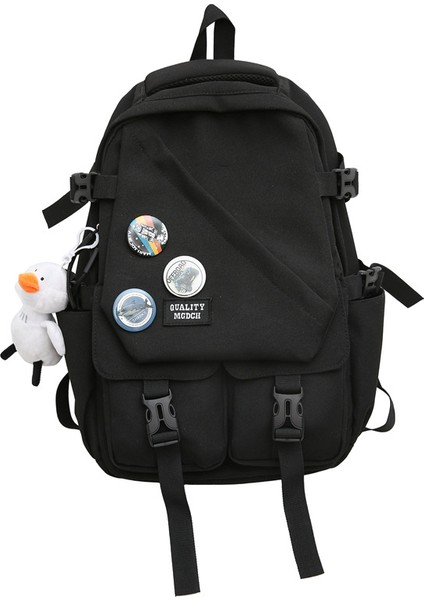 Üniversite Öğrencisi Büyük Kapasiteli Bilgisayar Okul Çantası Ortaokul Öğrencisi Modaya Uygun Sırt Çantası (Yurt Dışından)