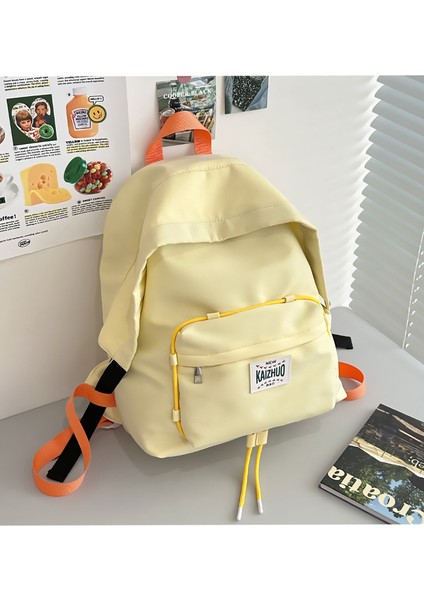 Niş Tasarım Ilham Okul Çantası Büyük Kapasiteli Hafif Sırt Çantası Kadın Sırt Çantası (Yurt Dışından)