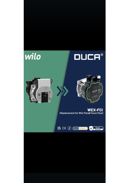 Wilo Para Uyumlu Wex Fcı 15-8 Sirkülasyon Pompası