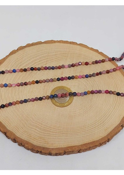 Yakut & Safir Taşı Dizi 4mm (51220)