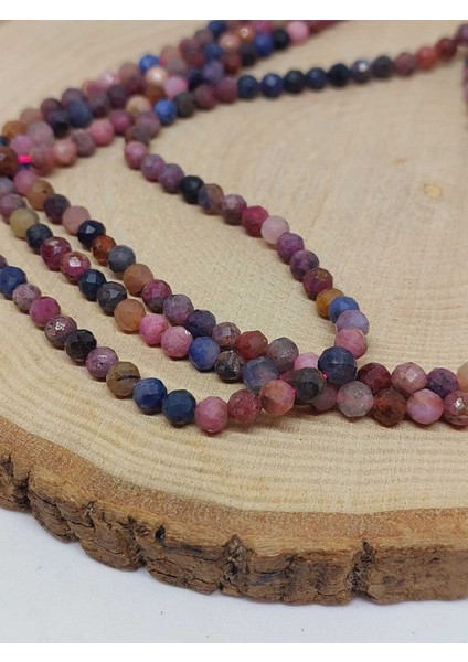Yakut & Safir Taşı Dizi 4mm (51220)