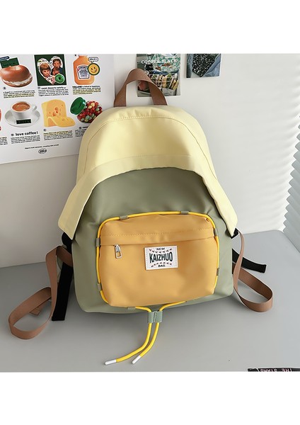 Niş Tasarım Ilham Okul Çantası Büyük Kapasiteli Hafif Sırt Çantası Kadın Sırt Çantası (Yurt Dışından)