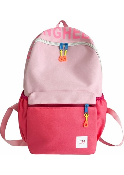 Kontrast Renk Rahat Sırt Çantası Erkek Büyük Kapasiteli Sırt Çantası Kadın Ortaokul Öğrencisi Lise Öğrencisi Okul Çantası (Yurt Dışından)