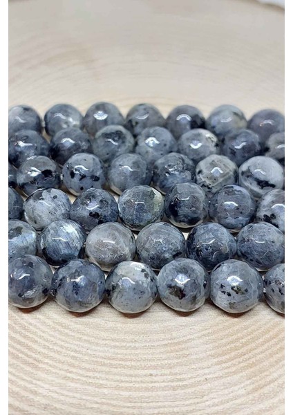 Çeyrek Dizi (9cm Uzunluğundadır!) Spekrolit Taşı Faset Kesim Çeyrek Dizi 8mm