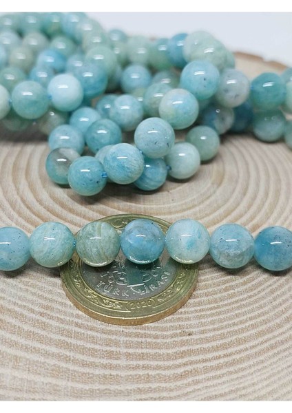 Çeyrek Dizi (9cm Uzunluğundadır!) Spekrolit Taşı Faset Kesim Çeyrek Dizi 8mm modelleri