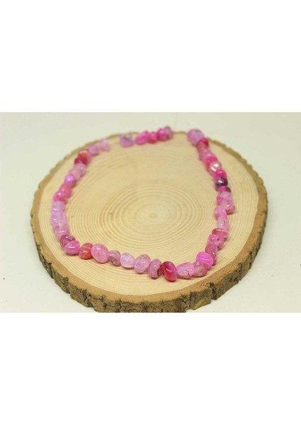 Bileklik Boy Akik Tımbıl Taşlar 8-10MM Aralığı Yarım Dizi (24205) (18CM Uzunluğundadır) modelleri