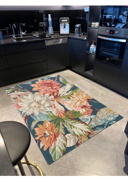 Mira 1220 Çiçekler Temalı Pastel Renkler Baskılı Dokuma Taban Halı modelleri