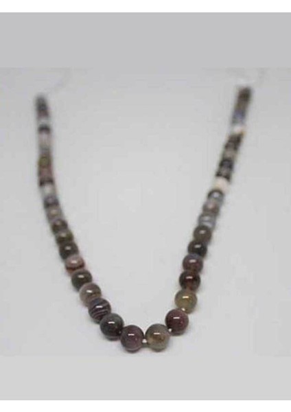 Çeyrek Dizi (9cm Uzunluğundadır!) Botswana Akik Taşı Çeyrek Dizi 8mm modelleri