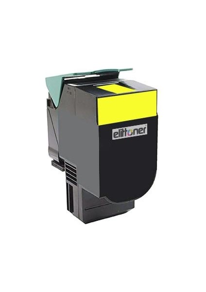 Elittoner 80C8SY0 - Lexmark CX310, CX410, CX510 Yellow (2k)