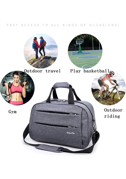 Bagaj Seyahat Çantaları Su Geçirmez Naylon Erkek Büyük Çanta Omuz Duffle Kabinde Taşıma L (Yurt Dışından) fiyatları