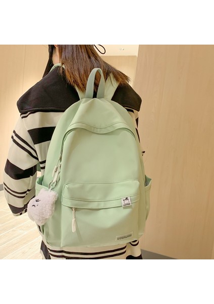 Kadınlar Için Kore Tarzı Üniversite Öğrencileri Ortaokul Öğrencileri Büyük Kapasiteli Modaya Uygun Sırt Çantası (Yurt Dışından)