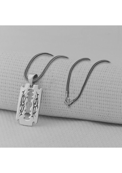 Jilet 925 Ayar Erkek Gümüş Kolye