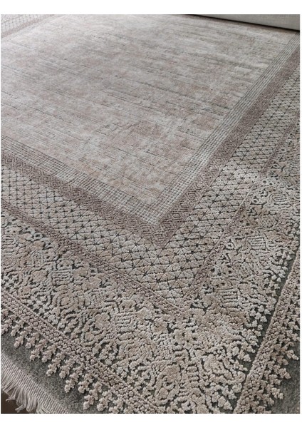 Barok Bej Retro Motifli Halı fiyatları