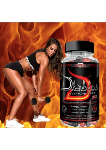 Diablos Eca Fire 530MG 90 Capsul Usa Menşei 3641 modelleri