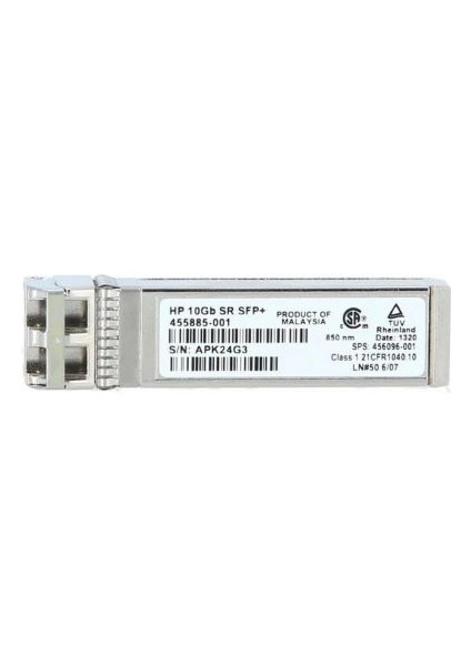Hpe 10GB Sr Sfp+ Optik Gigabit Tranceiver (455885-001)