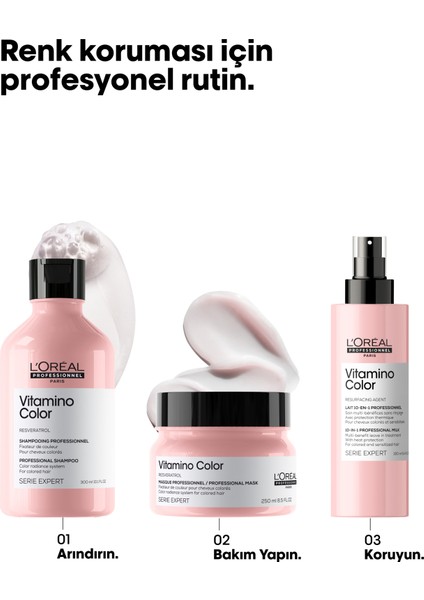 L'oreal Professionnel Serie Expert Vitamino Color Renk Koruyucu Maske 250 ml