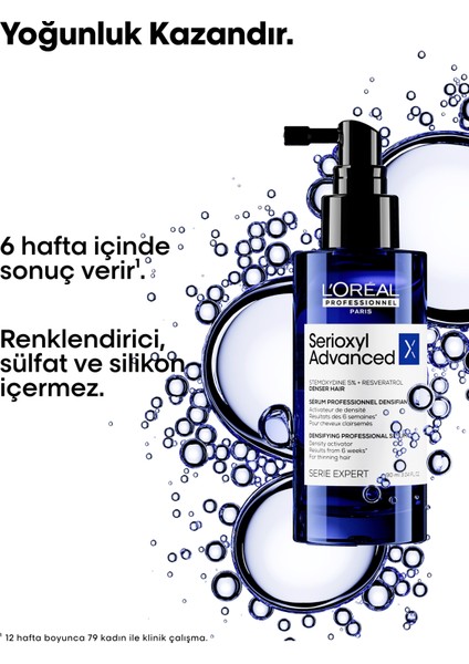 L'Oréal Professionnel Serie Expert Serioxyl Advanced Incelmiş Saç Telleri Için Yoğunluk Kazandıran Serum 90 ml