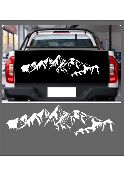 Dağ Doğa Kamp Offroad 4x4 Adventure Araba Oto Karavan Sticker 00128