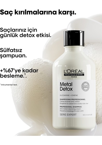 İşlem Görmüş ve Yıpranmış Saçlar için Metal Karşıtı Arındırıcı Şampuan 300ml