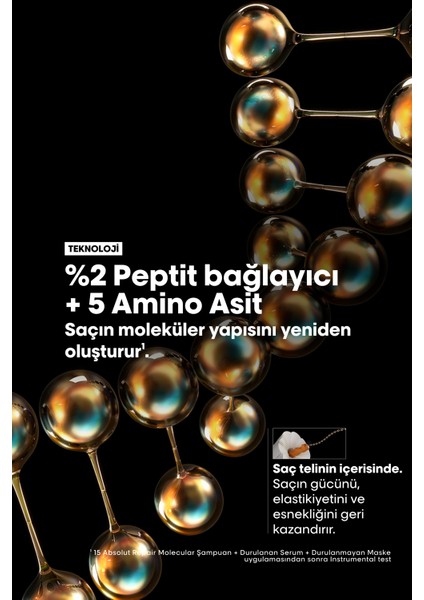 L'Oréal Professionnel Serie Expert Absolut Repair Molecular Arındırıcı Şampuan 300ml