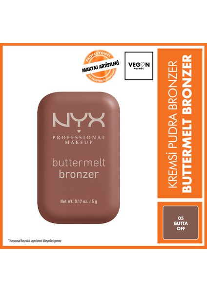 Nyx Professional Makeup Buttermelt Bronzer - 05 Butta Off