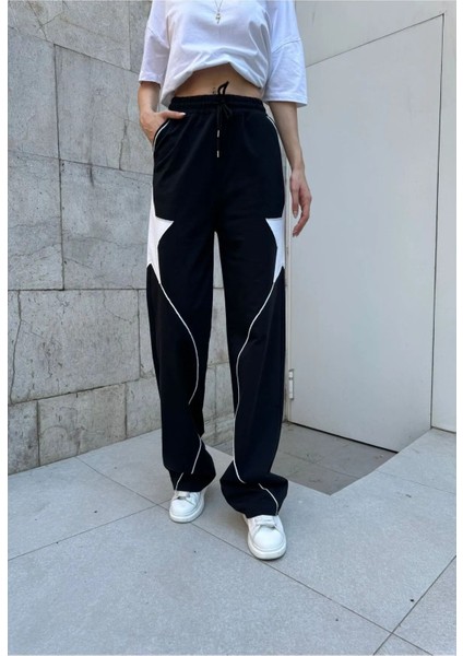 Y2K Yıldız Patch Örme Eşofman Altı/pantolon modelleri