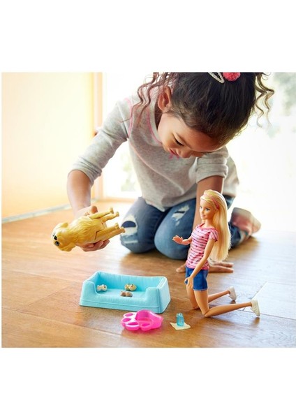 Barbie Köpekli Yataklı Mini Yavru Köpek Oyun Seti modelleri