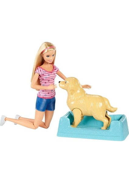 Barbie Köpekli Yataklı Mini Yavru Köpek Oyun Seti fırsatları