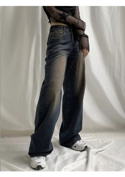 Y2K Recycled Baggy Jean Pantolon