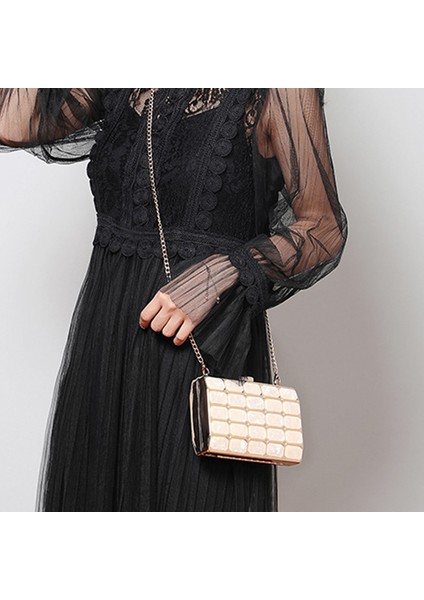 Yeni Akrilik Gece Çantası Mermer Desen El Debriyaj Taş Parti Messenger Omuz Mavi (Yurt Dışından) modelleri