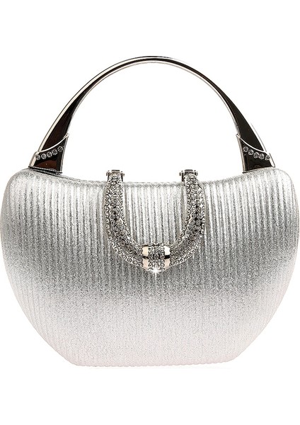 Yaz Payet Cep Telefonu Çantası Tatlı Bayan Moda Çanta Taşınabilir Akşam Gümüş (Yurt Dışından)