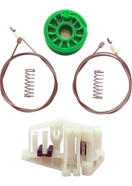 Bmw E90 2005-2012 Uyumlu Arka Sağ Kapı Cam Kriko Teli ve Tamir Seti Takımı Kiti