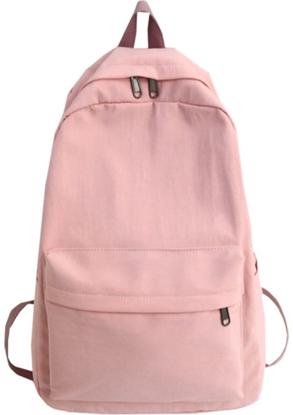 Kadın Su Geçirmez Sırt Çantası Bayan Omuz Çantası Moda Okul Kız Çocuk Seyahat Pembe (Yurt Dışından)