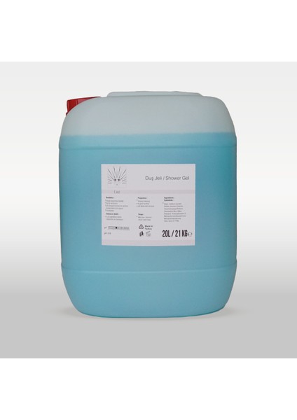 20 Litre Bidonla Litrelik Otel, Spa, Hamam ve Günlük Dökme Duş Jeli