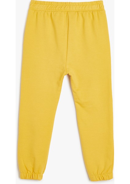 Jogger Eşofman Altı Hayvanlar Baskılı Beli Bağlamalı Pamuklu fiyatları