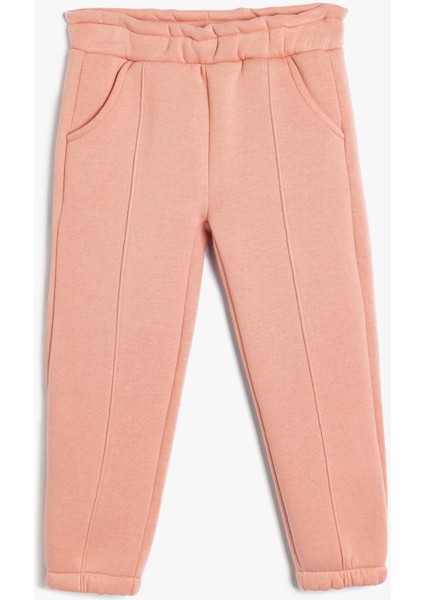 Basic Jogger Eşofman Altı Beli Bağlamalı Cep Detaylı