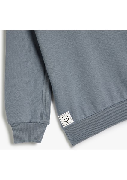 Basic Sweat Uzun Kollu Şardonlu Pamuklu modelleri