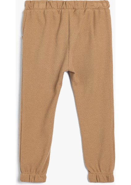 Basic Jogger Eşofman Altı Beli Bağlamalı Dokulu Pamuklu fiyatları