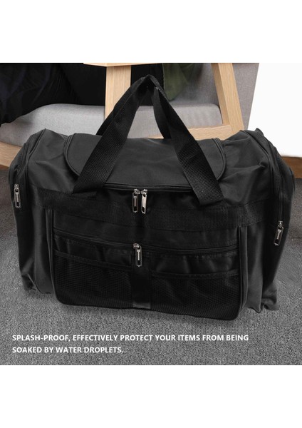 Spor Çantası Erkekler ve Kadınlar Taşınabilir Spor Yoga Seyahat Bagaj Eğitim Omuz Siyah (Yurt Dışından) fiyatları